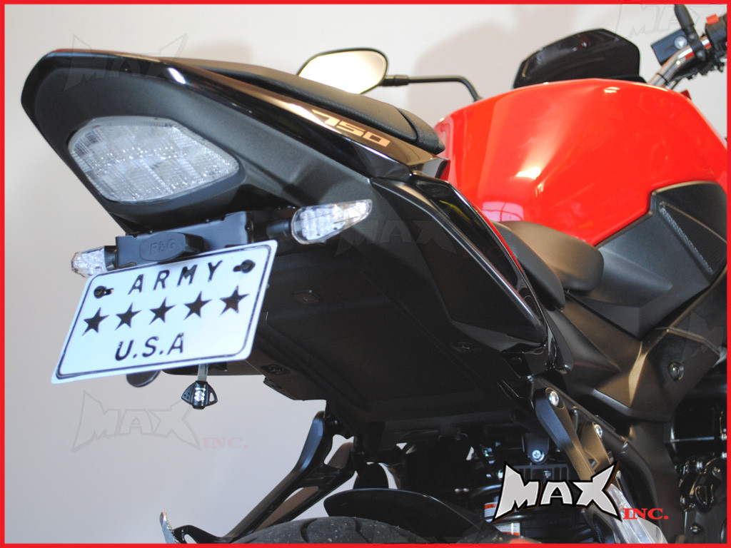 Black Mini Aero LED Turn Signals / Indicators - Small & Bright