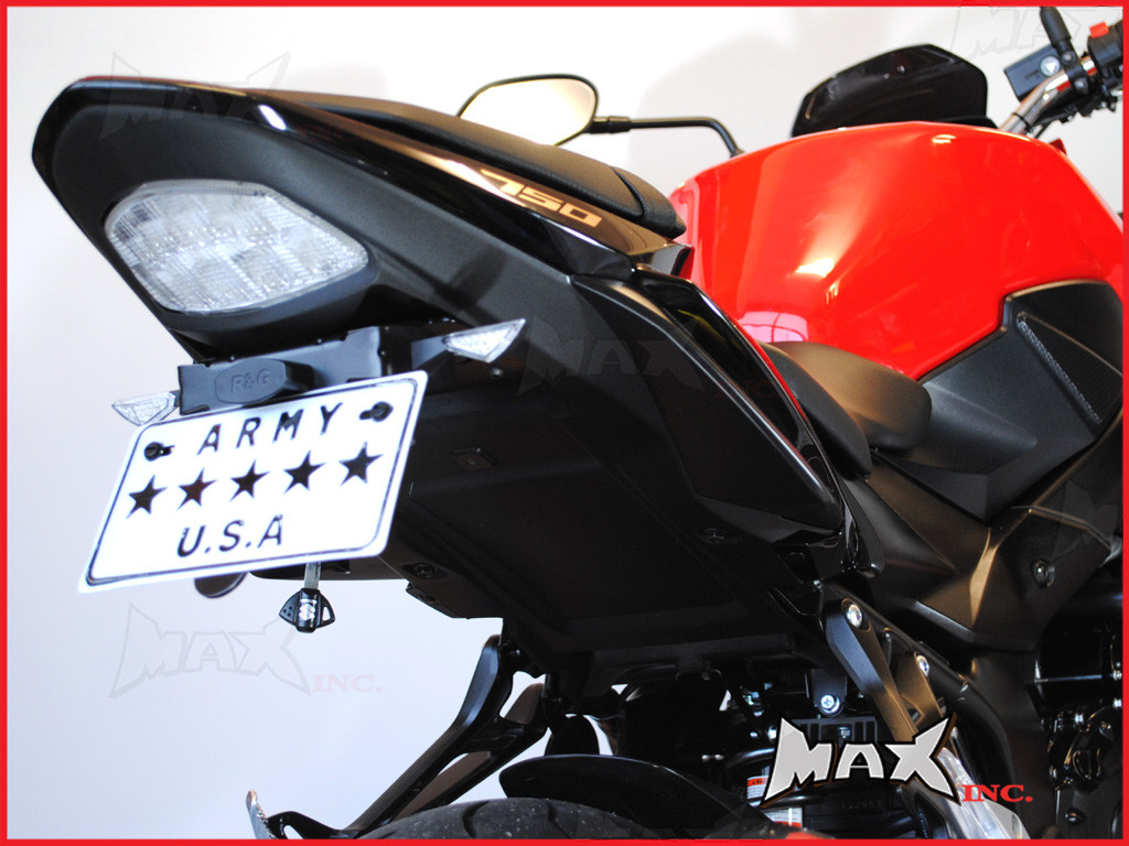 Black Tiny LED Turn Signals / Indicators - Universal Fitment