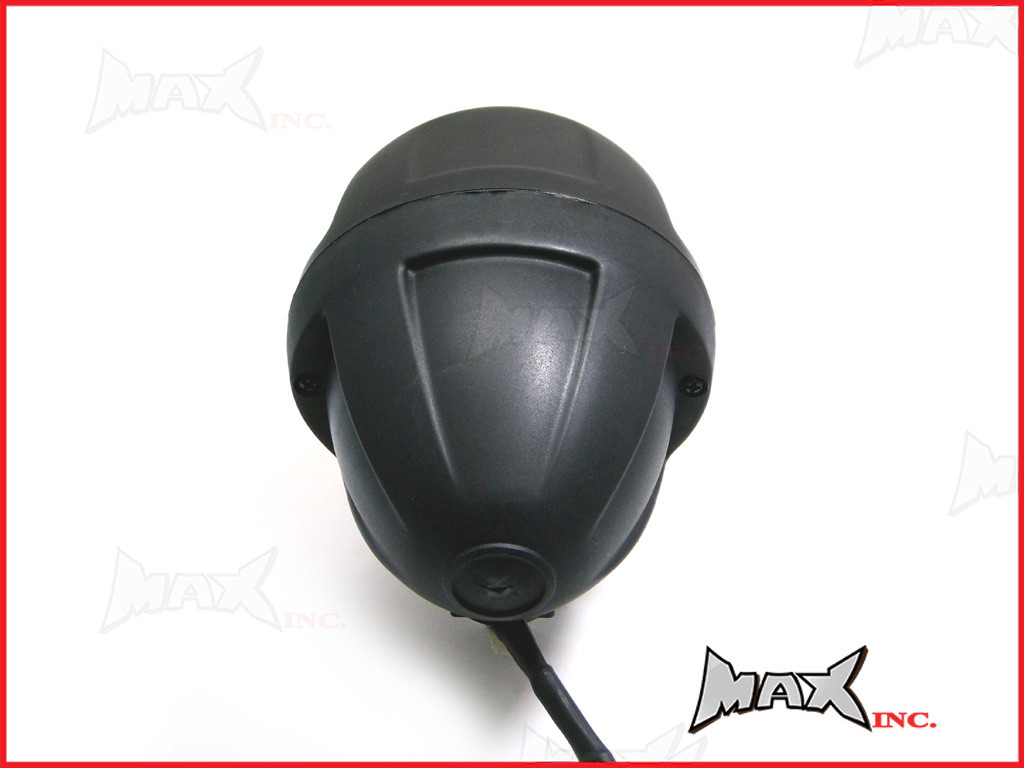 Black Universal Hi / Low Projector Custom Headlight - 55w Halogen Bulb