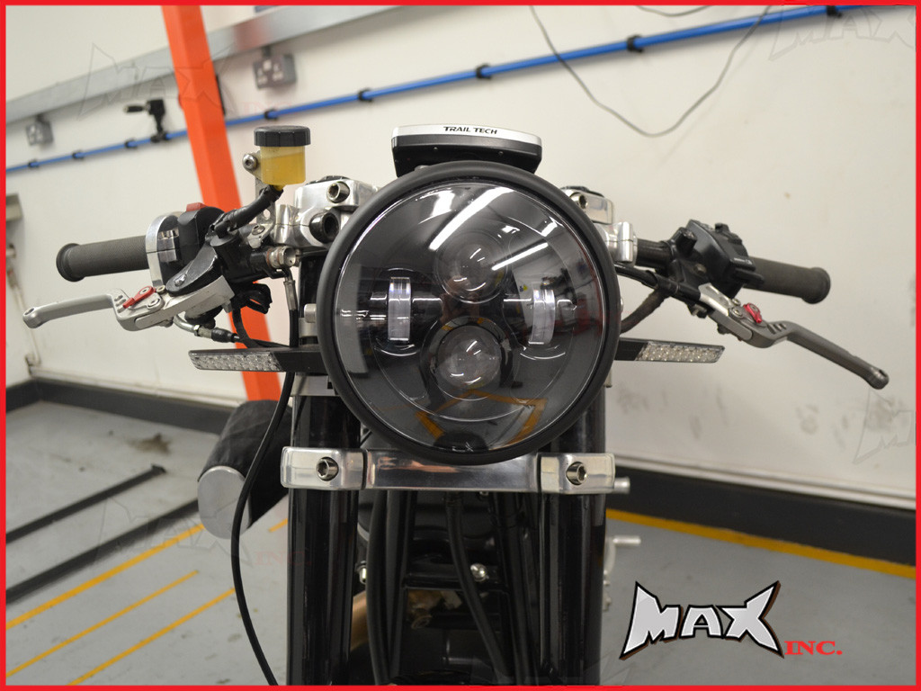 7.7 INCH High Quality Projector LED Matte Black Metal Headlight