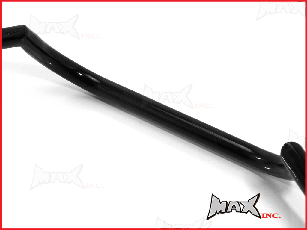 Black Cafe Racer Clubman Steel Handlebars - 7/8 (22mm)