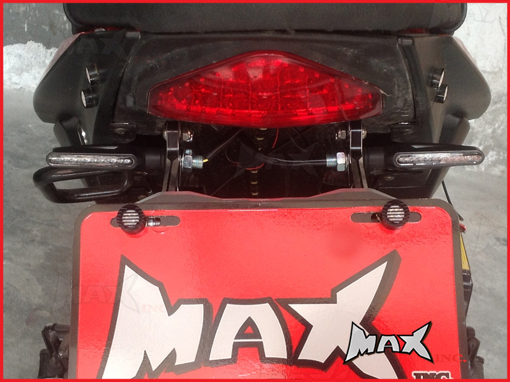 Black Sleek LED Turn Signals / Indicators - Universal Fitment