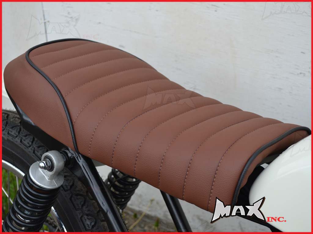 High Quality Rum Brown Universal Scrambler Motorcycle Seat