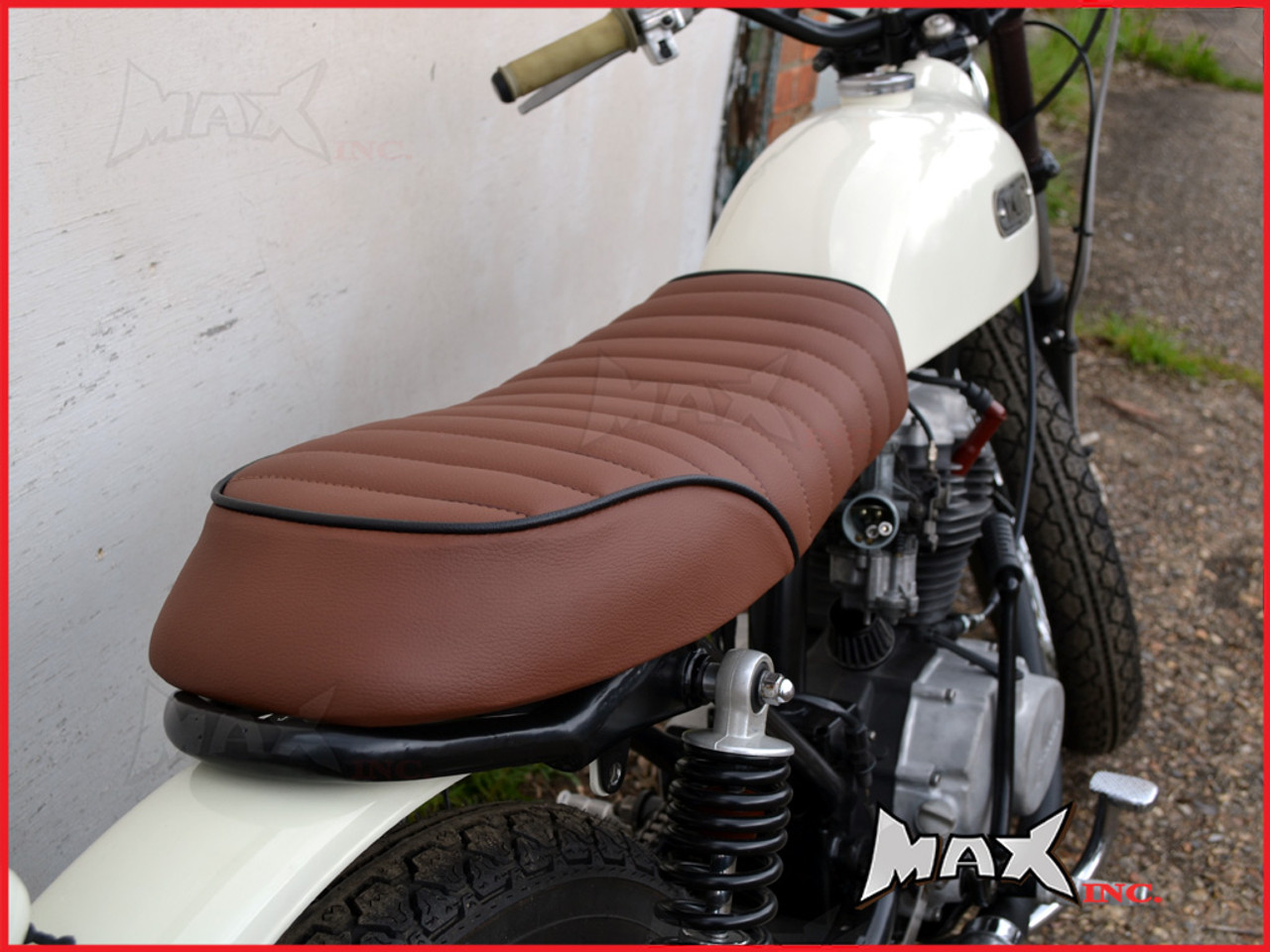 High Quality Rum Brown Universal Scrambler Motorcycle Seat Www Max Inc Cn