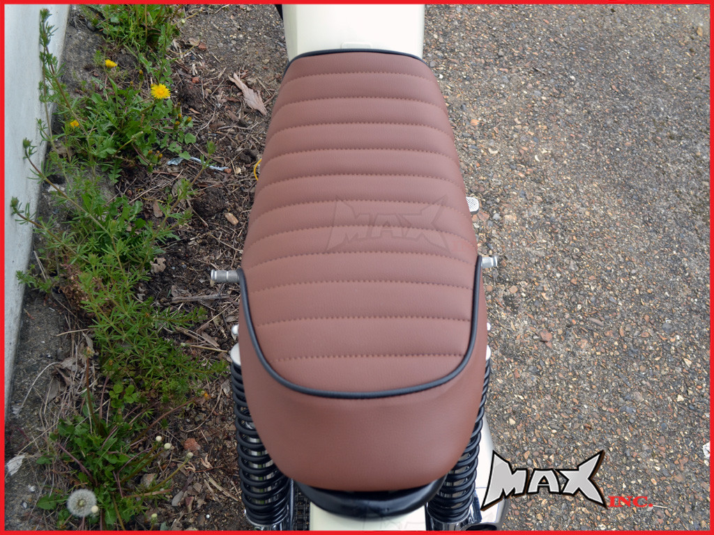 High Quality Rum Brown Universal Scrambler Motorcycle Seat