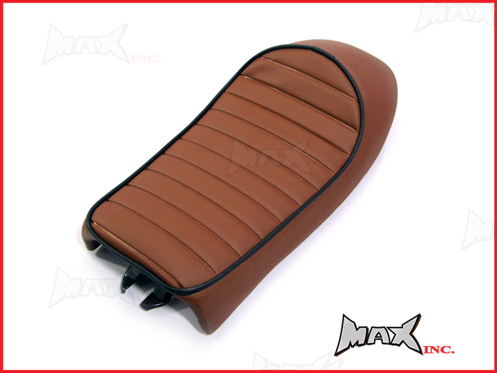 High Quality Rum Brown Universal Cafe Racer Sportster Motorcycle Seat