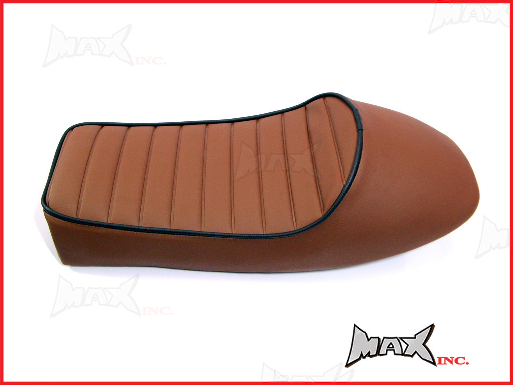 High Quality Rum Brown Universal Cafe Racer Sportster Motorcycle Seat
