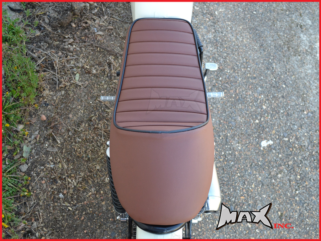High Quality Rum Brown Universal Cafe Racer Sportster Motorcycle Seat