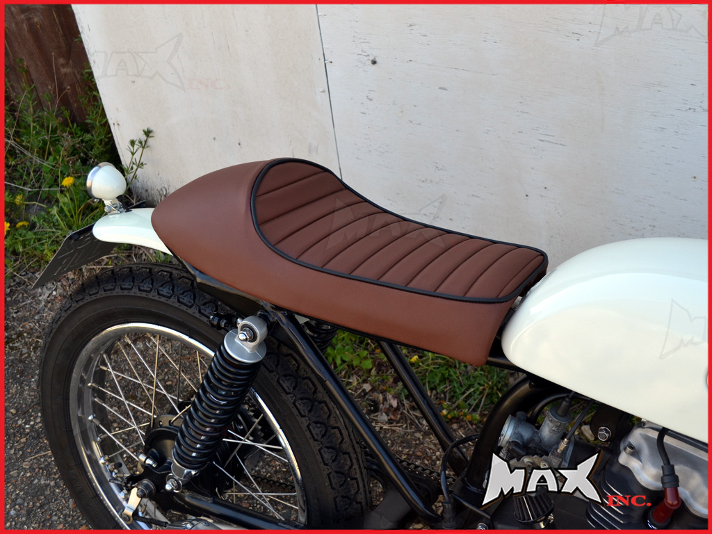 High Quality Rum Brown Universal Cafe Racer Sportster Motorcycle Seat