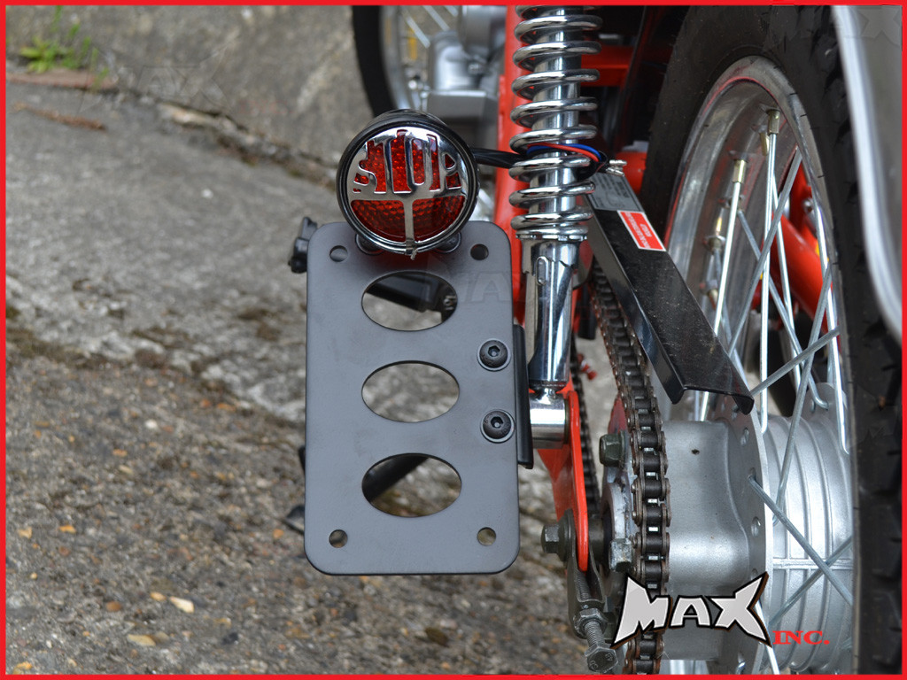 Black Side Axle Mount Miller Replica LED "Stop" Tail Light