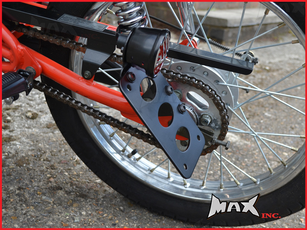 Black Side Axle Mount Miller Replica LED "Stop" Tail Light