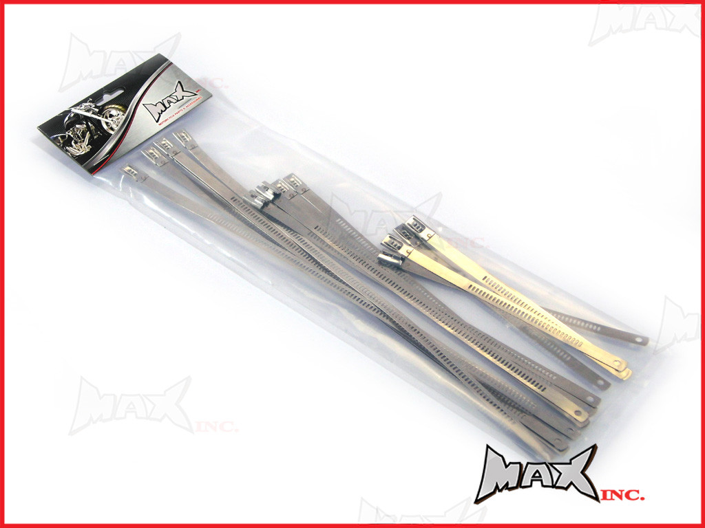 Ladder Style 304 Stainless Steel Cable / Zip Ties - 15 Piece Set