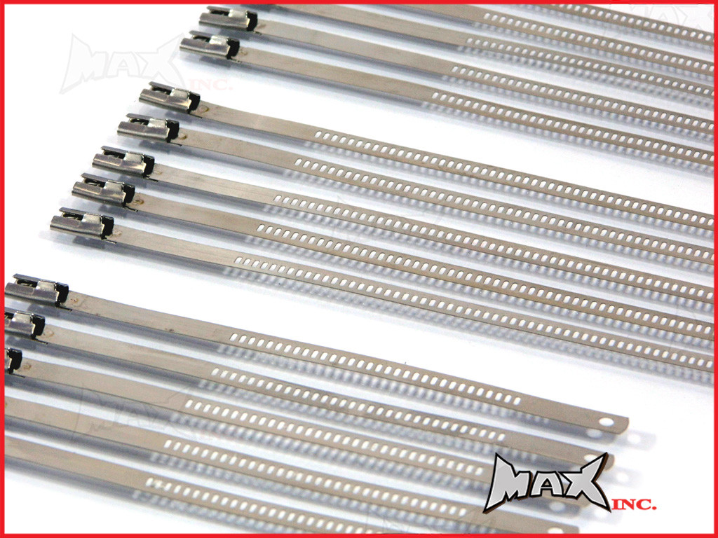 Ladder Style 304 Stainless Steel Cable / Zip Ties - 15 Piece Set