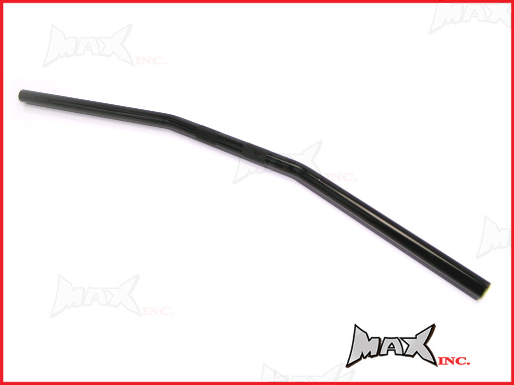Black Cafe Racer Steel Drag Bars - 7/8 (22mm)