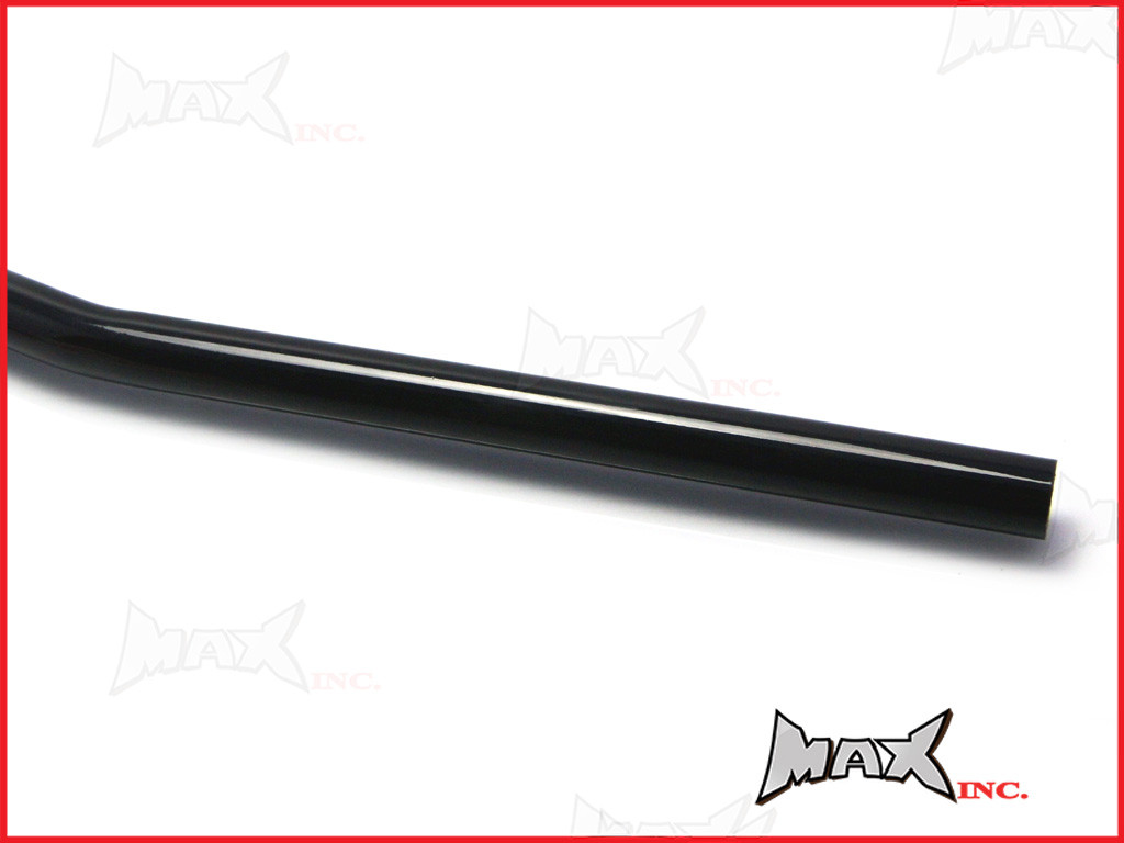 Black Cafe Racer Steel Drag Bars - 7/8 (22mm)