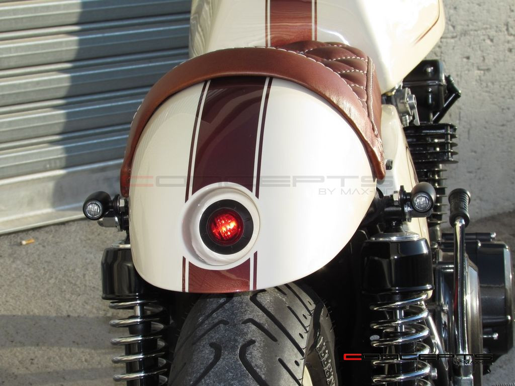 2" Cafe Racer Flush Mount LED Stop / Tail Light