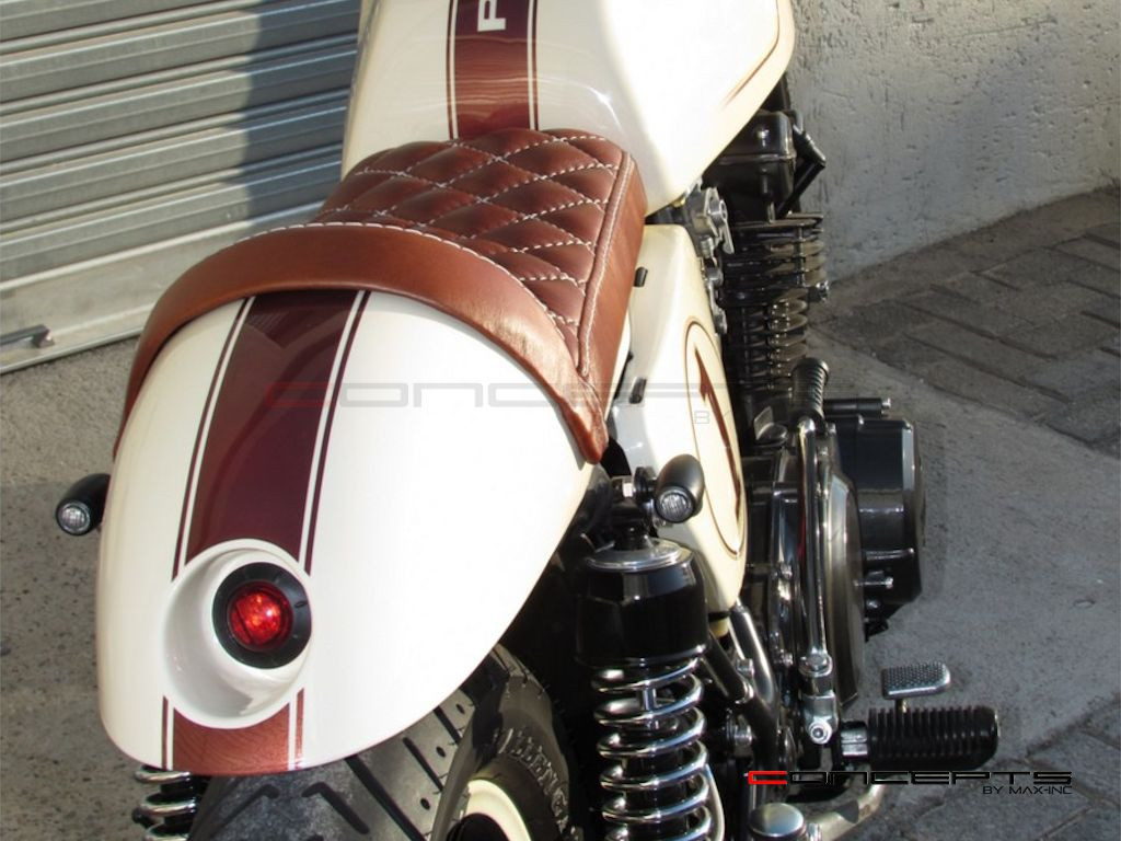 2" Cafe Racer Flush Mount LED Stop / Tail Light www.max
