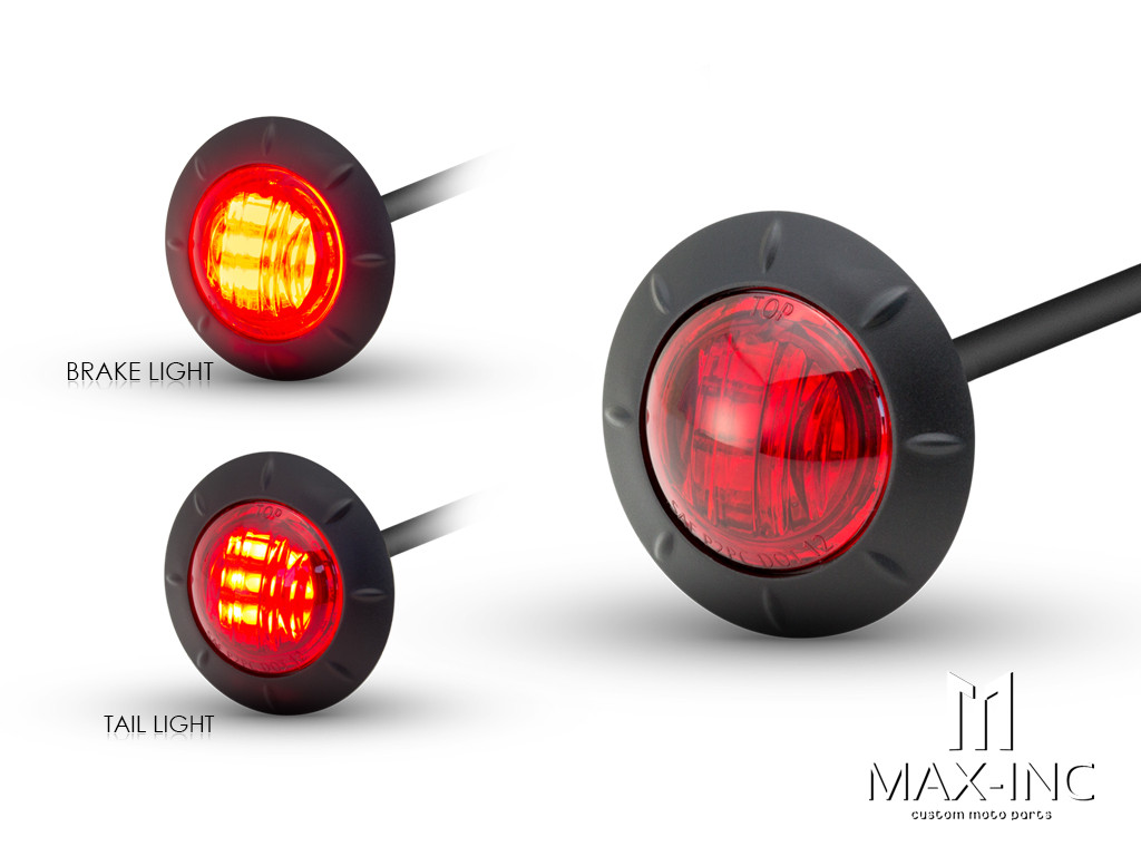 2" Cafe Racer Flush Mount LED Stop / Tail Light