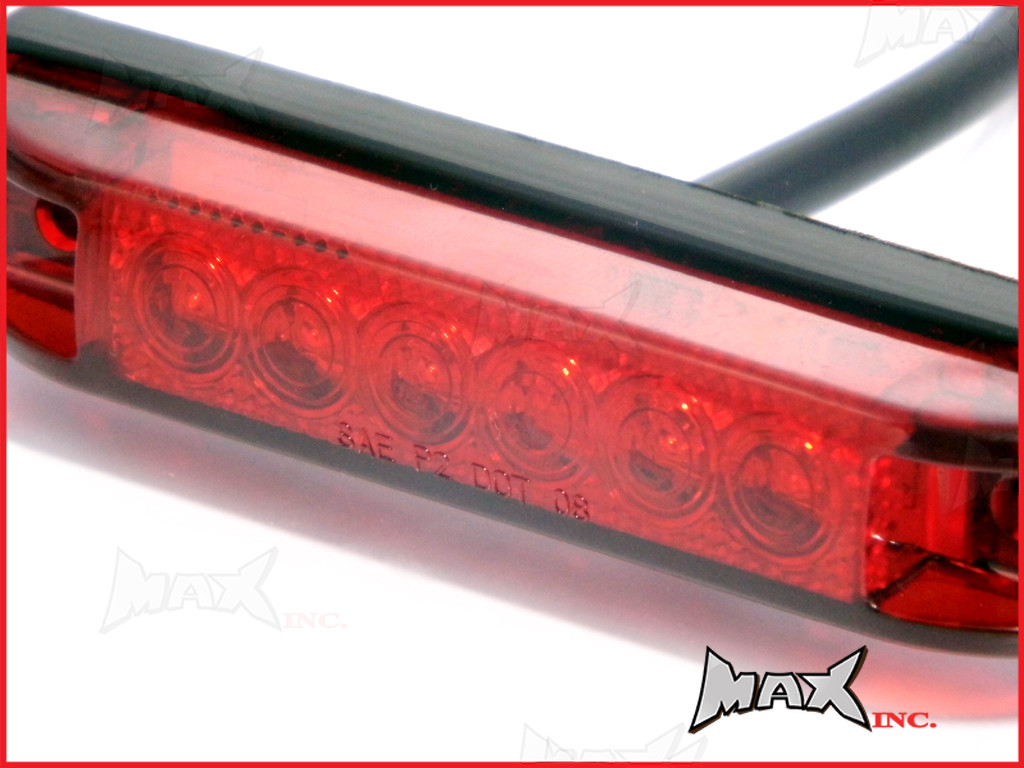 4" Cafe Racer Flush Mount LED Stop / Tail Light