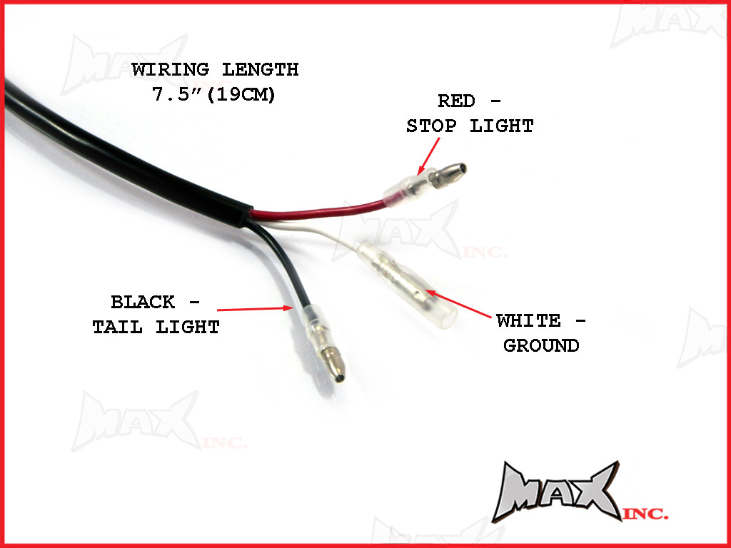 4" Cafe Racer Flush Mount LED Stop / Tail Light