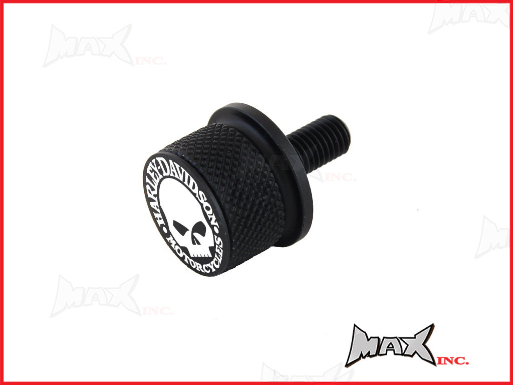 Harley Davidson Black Seat Bolt for 1973 to 1995 Models