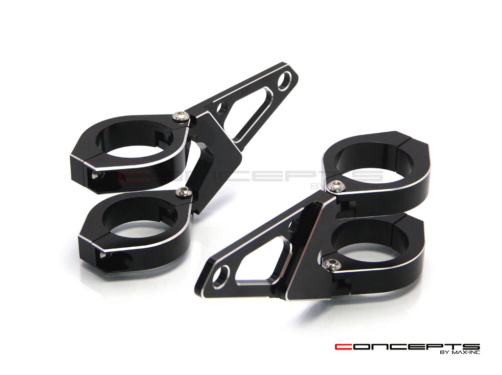 MAX Blade High Quality CNC Machined Headlight Brackets - 42/43mm Diameter