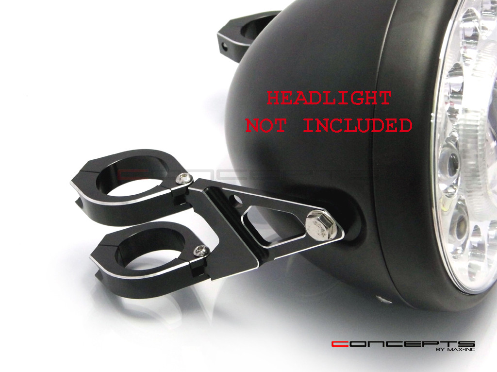 MAX Blade High Quality CNC Machined Headlight Brackets - 48/49mm Diameter