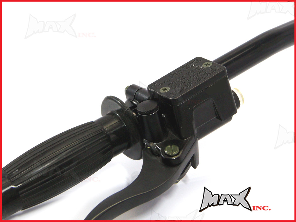 Black CNC Machined Billet Aluminium Threaded Mirror Block Off Plugs - 1 x M8 RH & 1 x M8 LH Thread