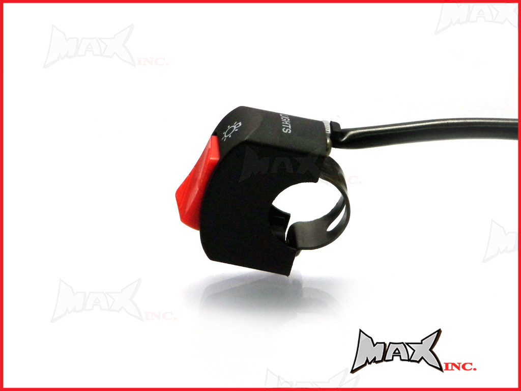 Universal Auxiliary Light Handlebar Mount On/Off Switch - Fits 7/8(22mm)