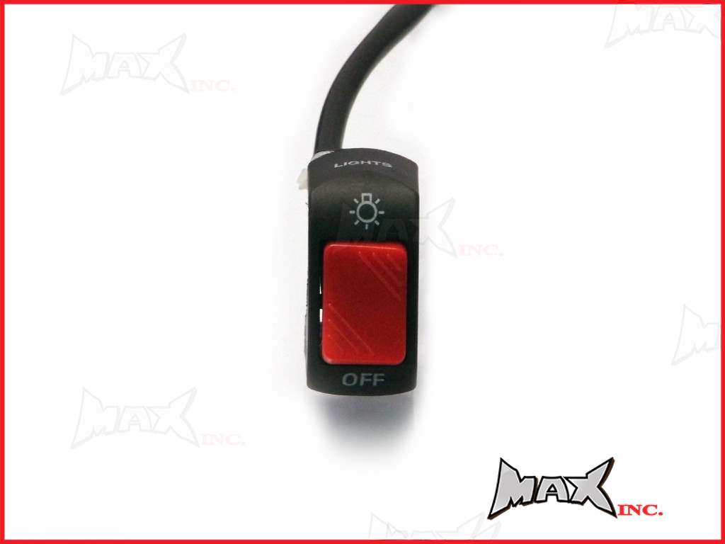 Universal Auxiliary Light Handlebar Mount On/Off Switch - Fits 7/8(22mm)