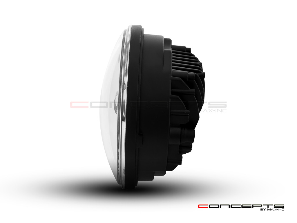 5.75" Black Six Projector LED Headlight Insert - 45w