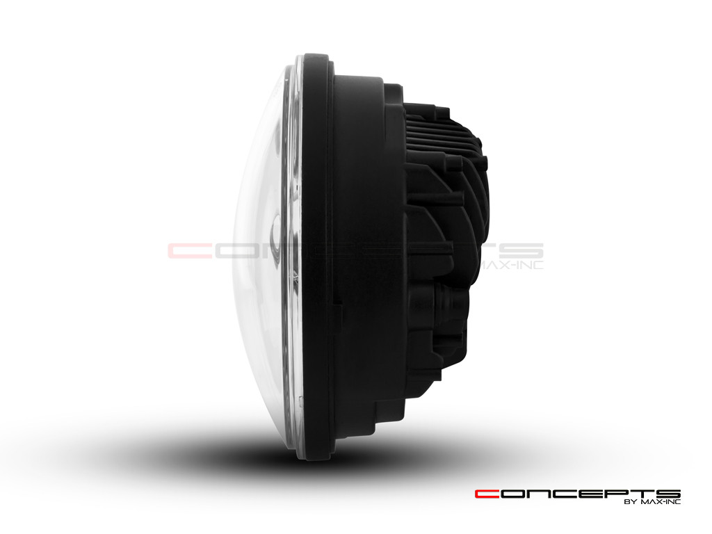 5.75" Chrome Six Projector LED Headlight Insert - 45w