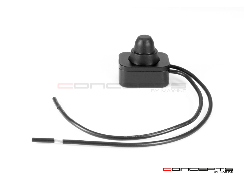Universal Black CNC Machined Alum Auxiliary Light On/Off Switch