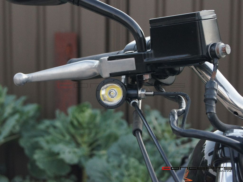 Set Of 4 Black CNC Machined Billet Alum Classic Integrated Front & Rear Turn Signals