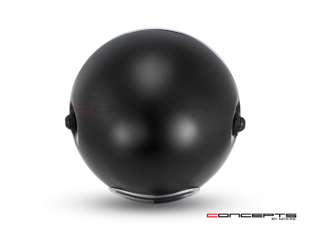 6" Matte Black & Chrome + Mesh Grill Metal Classic Headlight - Emarked