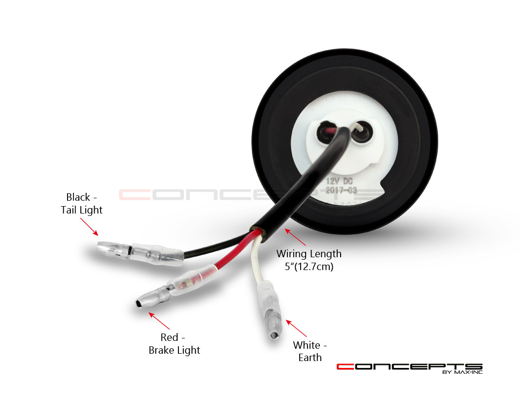 2" Beehive Flush Mount LED Stop / Tail Light - DOT Approved