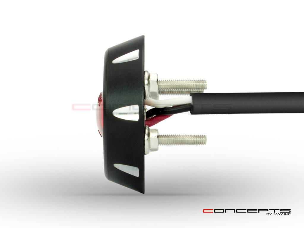 2" Micro Oval CNC Machined Billet Aluminium LED Stop / Tail Light
