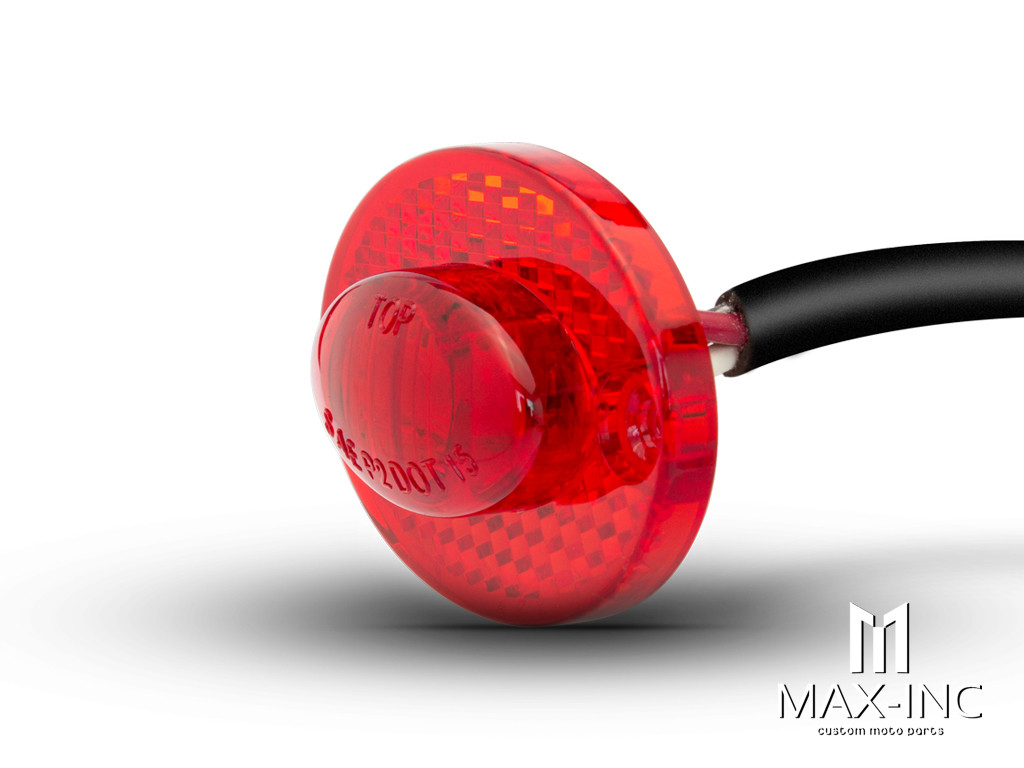 Universal Micro Oval LED Stop / Tail Light / Reflector