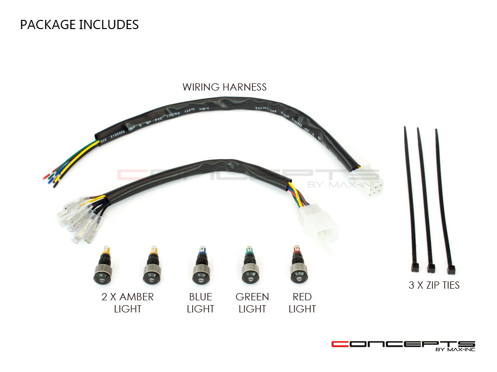 Universal DIY 12v Aluminium Dash Light Assembly
