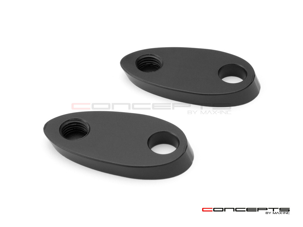 Harley Rear Rail Turn Signal Block Off Adapter Plates