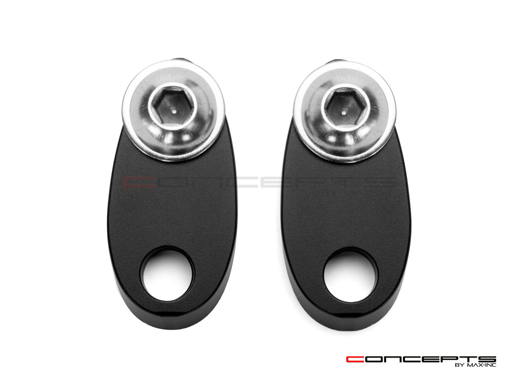 Harley Rear Rail Turn Signal Block Off Adapter Plates