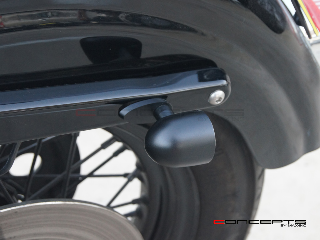 Harley Rear Rail Turn Signal Block Off Adapter Plates