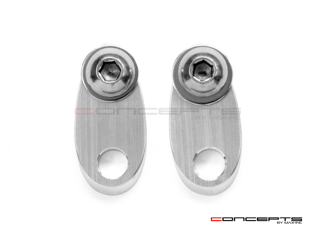 Harley Rear Rail Turn Signal Block Off Alum Adapter Plates