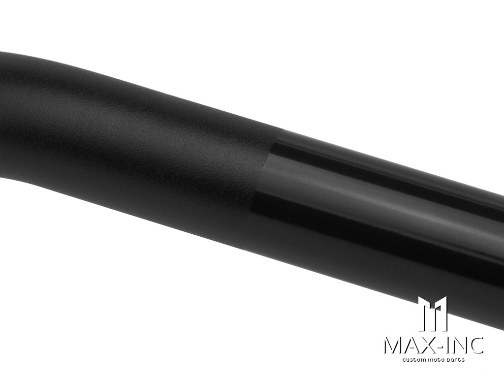 Black Alloy Cafe Racer Drag Bars - 7/8 (22mm)