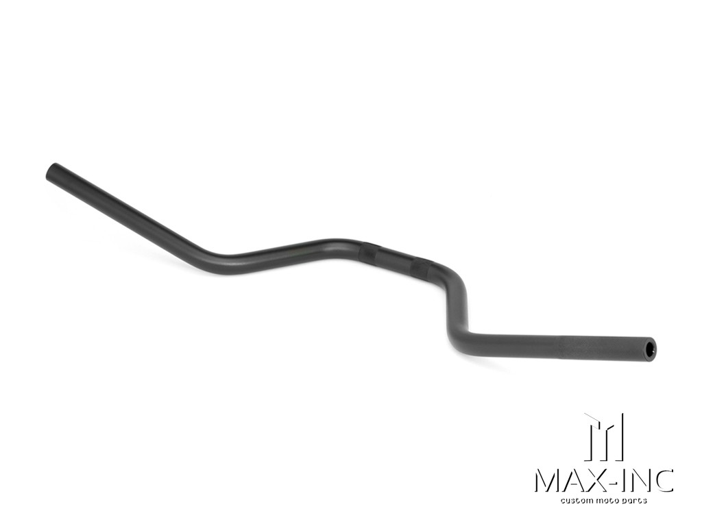 Black Alloy Cafe Racer Ape Bars - 7/8 (22mm)