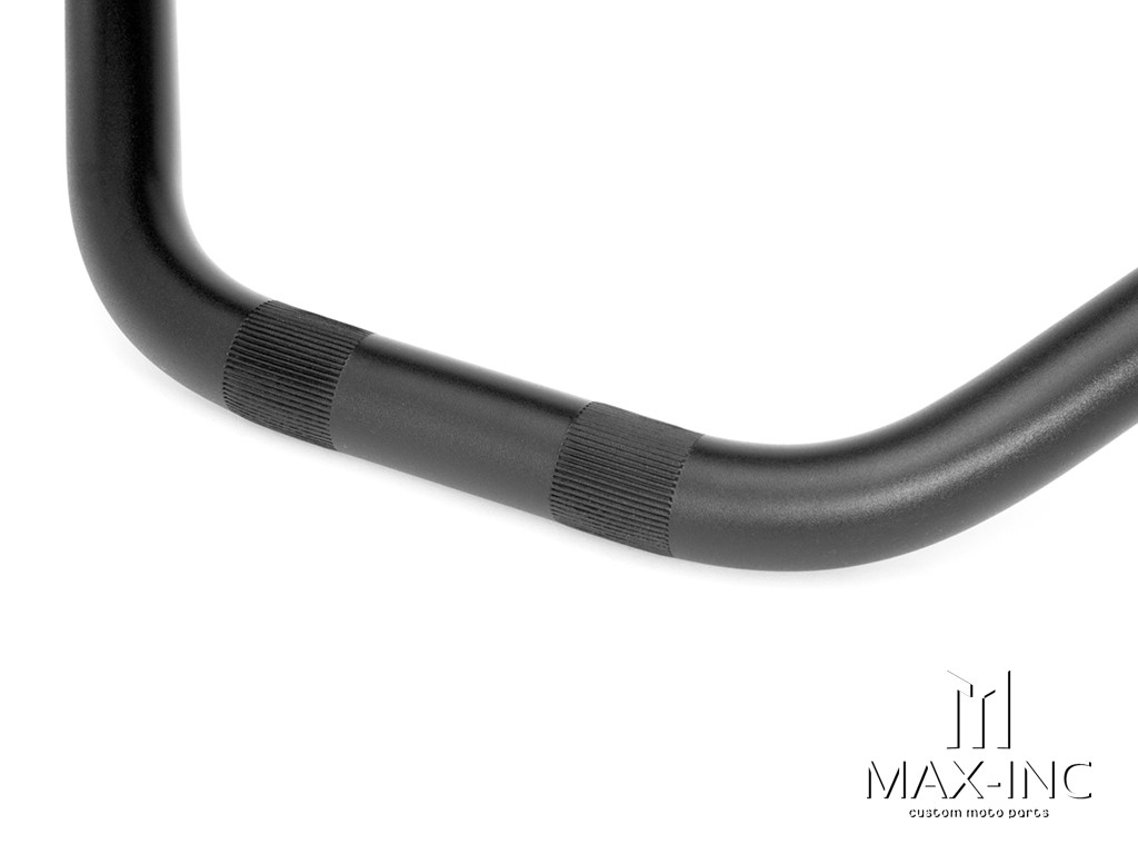 Black Alloy Cafe Racer Ape Bars - 7/8 (22mm)