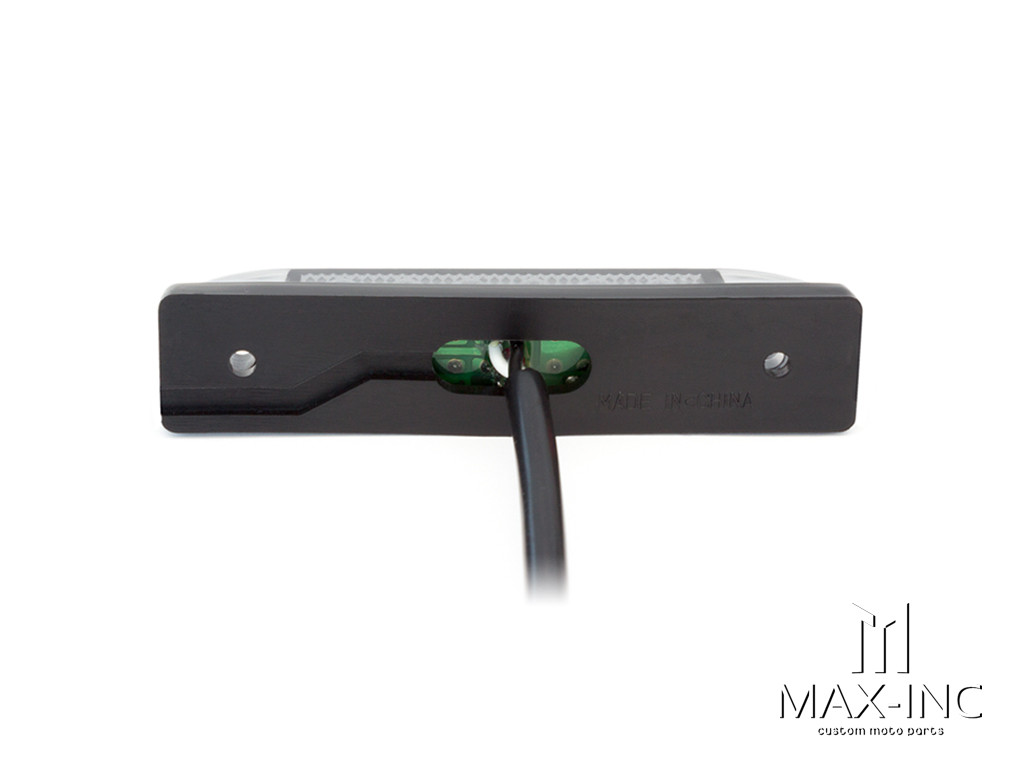 4" Cafe Racer Flush Mount LED Stop / Tail Light - Smoked Lens