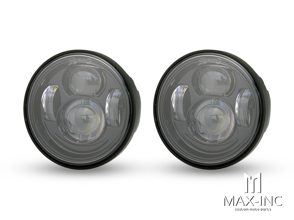 Harley Dyna Fat Bob Twin LED Headlight Set