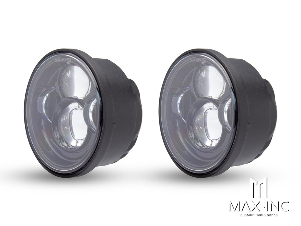 Harley Dyna Fat Bob Twin LED Headlight Set