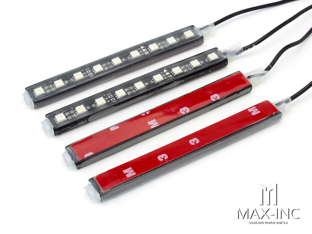 12v Music Activated Strobe Interior RGB LED Lighting Kit